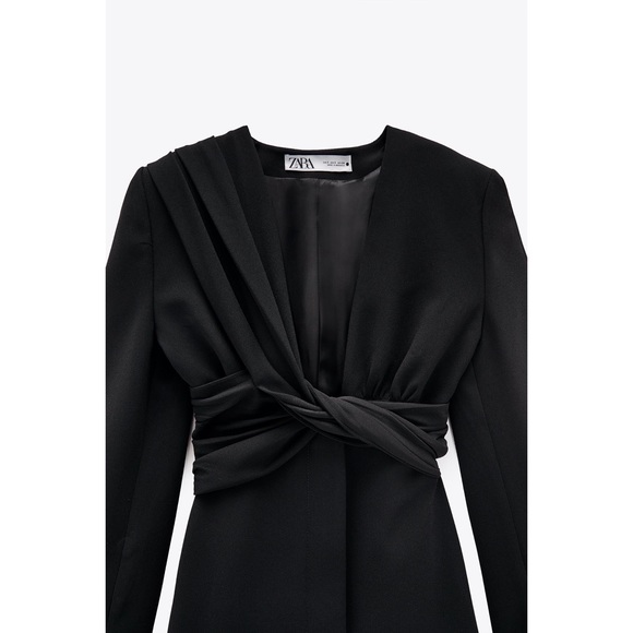 Zara Draped Jacket Dress - Picture 9 of 14